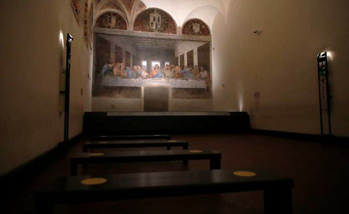 Tourists stopped from seeing The Last Supper, while Olympic VIPs including Vance visit