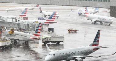 Travel chaos at NYC and Boston Airports as blizzard slams East Coast