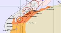 Tropical Cyclone Mitchell is forecast to intensify to a category three storm ahead of making landfall in Western Australia﻿'s Pilbara region.