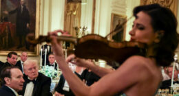 Trump Hosts Governors at White House for Dinner, Stunning Violin Performance