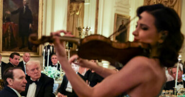 Trump Hosts Governors at White House for Dinner, Stunning Violin Performance