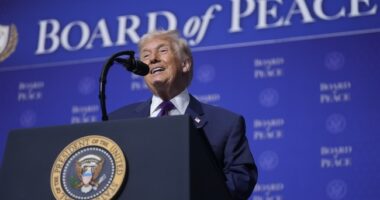 Trump Hosts Inaugural 'Board of Peace' Meeting, Announces $10 Billion U.S. Contribution