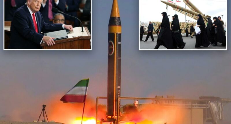 Trump claims Iran working on missiles that can reach US as part of 'sinister ambitions'