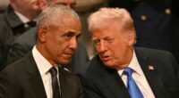 Trump had Obama shed a tear as he addressed senior White House staff