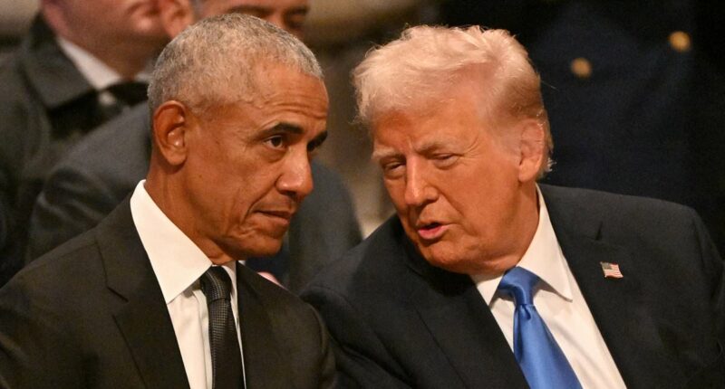 Trump had Obama shed a tear as he addressed senior White House staff