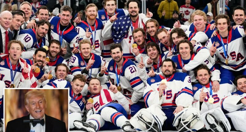 Trump invites gold-winning US men's Olympic hockey team to State of the Union address, gushes over goalie Connor Hellebuyck in postgame phone call