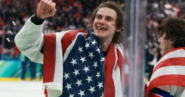 Trump leaves USA hockey stars in hysterics with joke about women's team during leaked locker room phone call