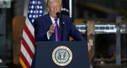 Trump offers fiery defense of tariffs as Supreme Court prepares to rule on his agenda