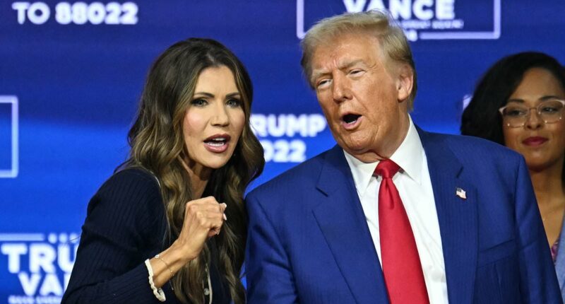 Trump rips into GOP senators calling for Kristi Noem ouster