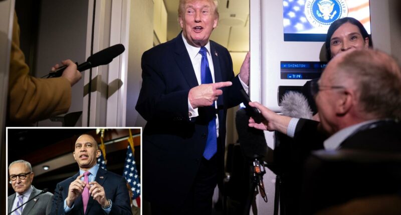 Trump says 'this is a Democrat shutdown' as he touts low inflation, falling murder rate