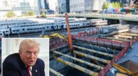 Trump vows feds won't pay for Gateway tunnel overruns, denies wanting to rename Penn Station after himself