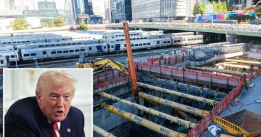 Trump vows feds won't pay for Gateway tunnel overruns, denies wanting to rename Penn Station after himself