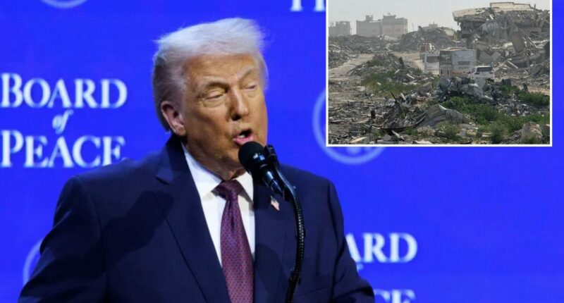 Trump's Board of Peace to announce $5B in funding for Gaza reconstruction