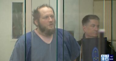 'Trump's coming': Man accused of pulling gun from tote bag and shooting 2 cops claims president will rescue him from 'unconstitutional and illegal insurrection'