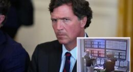 Tucker Carlson seen posing for photo with Israeli airport staff in viral video of purported 'detainment'