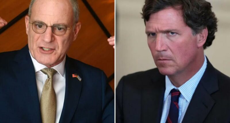 Tucker Carlson's antisemitic ramblings 'bordering on pornography,' says Israel ambassador