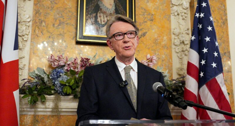 UK to release files related to former ambassador's Jeffrey Epstein ties