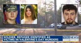 US Army soldier and his Ukrainian refugee girlfriend were gunned down by her ex-boyfriend on Valentine's Day: Police