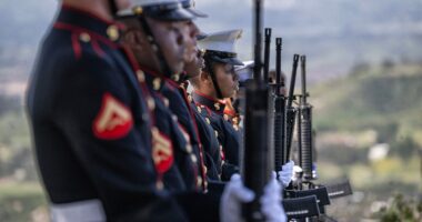 US Marine declared dead after search following fall from USS Iwo Jima