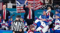 US hockey team survives early scare vs Latvia in Olympic opener