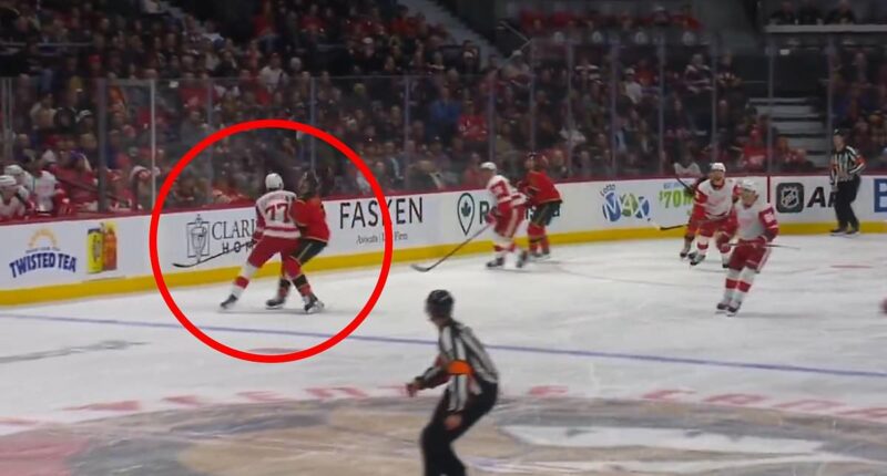 USA hockey star is left bloodied by rival in brutal incident hours after criticizing White House and Trump over AI video