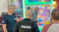 Unfazed Missouri toddler is rescued from claw machine after getting stuck inside, horrifying parents