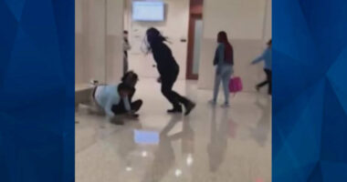 VIDEO: Dad Attacks Teen Son’s Alleged Killer Outside Court