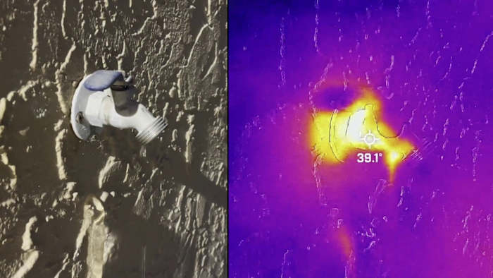 VIDEO: Thermal camera captures crazy cold, perfect preps in Seminole County