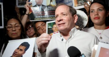 Venezuelan opposition leader seized by armed men after being released from jail