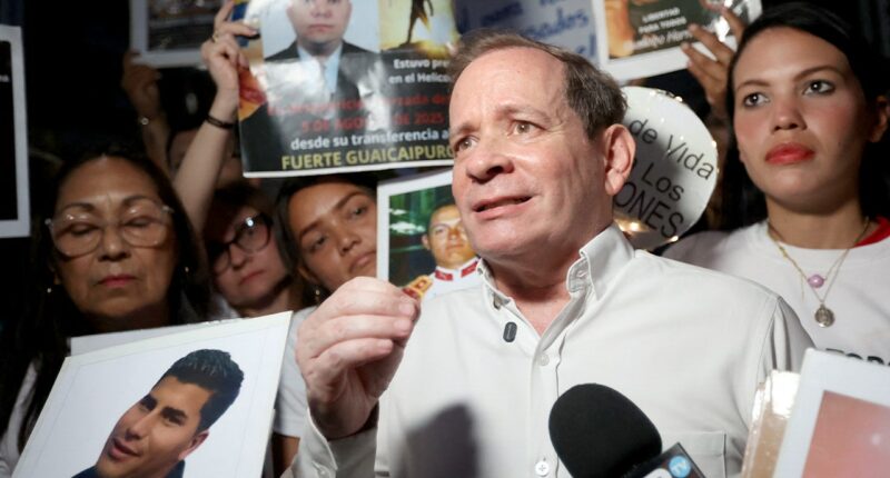 Venezuelan opposition leader seized by armed men after being released from jail