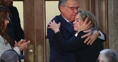 Venezuelan political prisoner Enrique MÃ¡rquez held in Maduro's infamous jail reunited with niece during State of the Union 2026