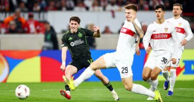 VfB Stuttgart 0 Celtic 1: Martin O'Neill's side exit Europe with their heads held high after first win on German soil
