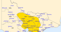 A severe weather warning is in place for heavy rainfall across central Victoria tomorrow.