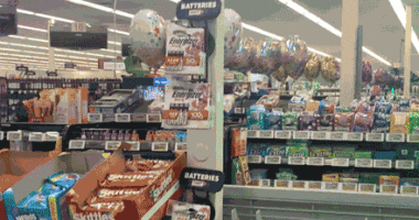 Gif of students ransacking kroger