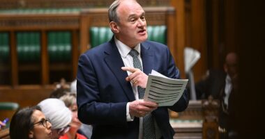 What a weasel Sir Ed is! Why do Lib Dems put up with this pious prig?