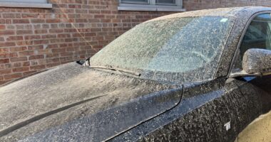 Why Chicago had dust on cars Wednesday: Smoke from Oklahoma Ranger Road Fire in atmosphere, making for 'dirty rain' Wednesday