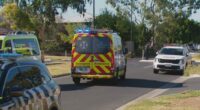 Emergency services were called to Moseley Street at Mansfield Park in Adelaide's north-west at 9.30am today after a neighbour heard her screams and called Triple Zero.