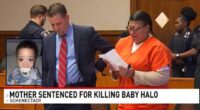 'You can cry all you want': Judge not swayed by mom's tears after she dumped baby down drainage pipe, and stood there for nearly 30 minutes watching her freeze