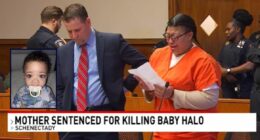 'You can cry all you want': Judge not swayed by mom's tears after she dumped baby down drainage pipe, and stood there for nearly 30 minutes watching her freeze