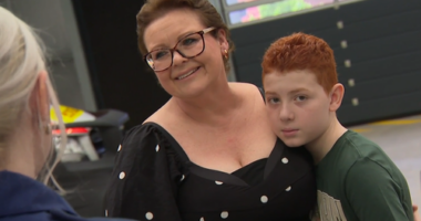 Jayden Ansara had to act quick when his mother collapsed after having a brain aneurysm.