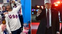 rump 'slammed Kash Patel for his beer-chugging Olympics celebration