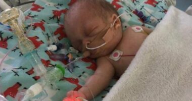 'Our son was born 10-weeks early then 2 days after bringing him home he faced new battle'
