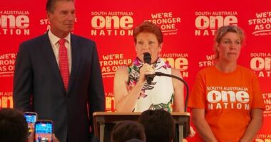 Pauline Hanson said One Nation's strong performance in the South Australia election was just the beginning. 21032026