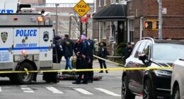 FBI agents and the NYPD cordoned off an area near Gracie Mansion in Manhattan's Upper East Side on Sunday.