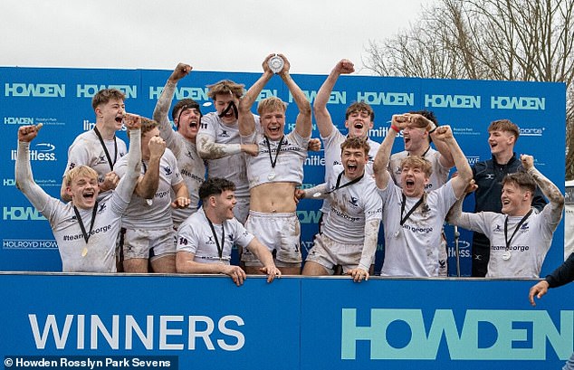 Pupils from Stamford School celebrate winning the Under-18s Vase trophy back in 2024, after coming out on top in a field of 220 schools