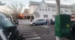 1 killed, 11 injured in multi-vehicle pileup involving FDNY truck on NYC street