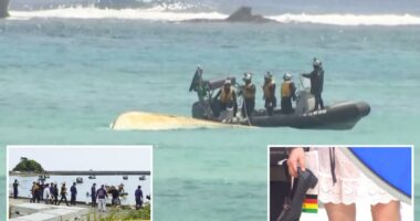 2 dead after 2 boats carrying students capsize off US base construction site in southern Japan