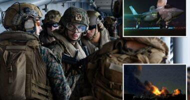 3,500 US troops arrive in the Middle East on USS Tripoli as Iran issues threat against ground invasion