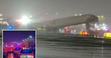 4 firefighters critially injured as Air Canada flight, firetruck collide at LaGuardia: reports