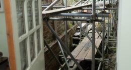 A council has spent £100,000 of taxpayer money on scaffolding